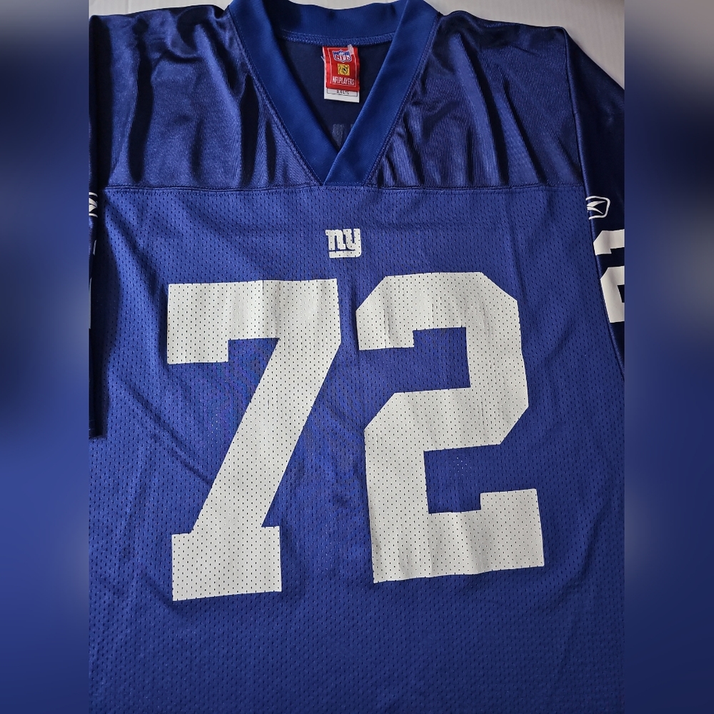 New York Giants Osi Umenyiora Reebok NFL Blue  Jersey Men's size XL Football - Picture 2 of 12